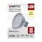 Satco 4.5 Watt MR16 LED - Silver Finish - 3000K - GU5.3 Base - 360 Lumens - 12 Volt - Hologen S11389 - alternate 2